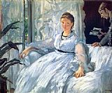 Eduard Manet Reading painting